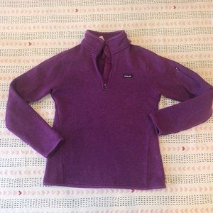 Patagonia women’s 1/4 zip Better Sweater sz sm
